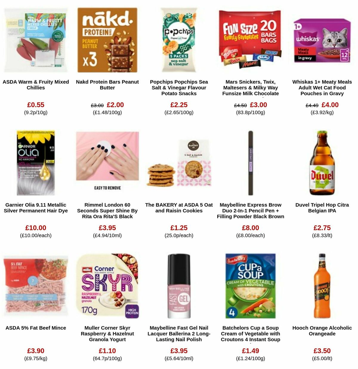 ASDA Offers from 20 October