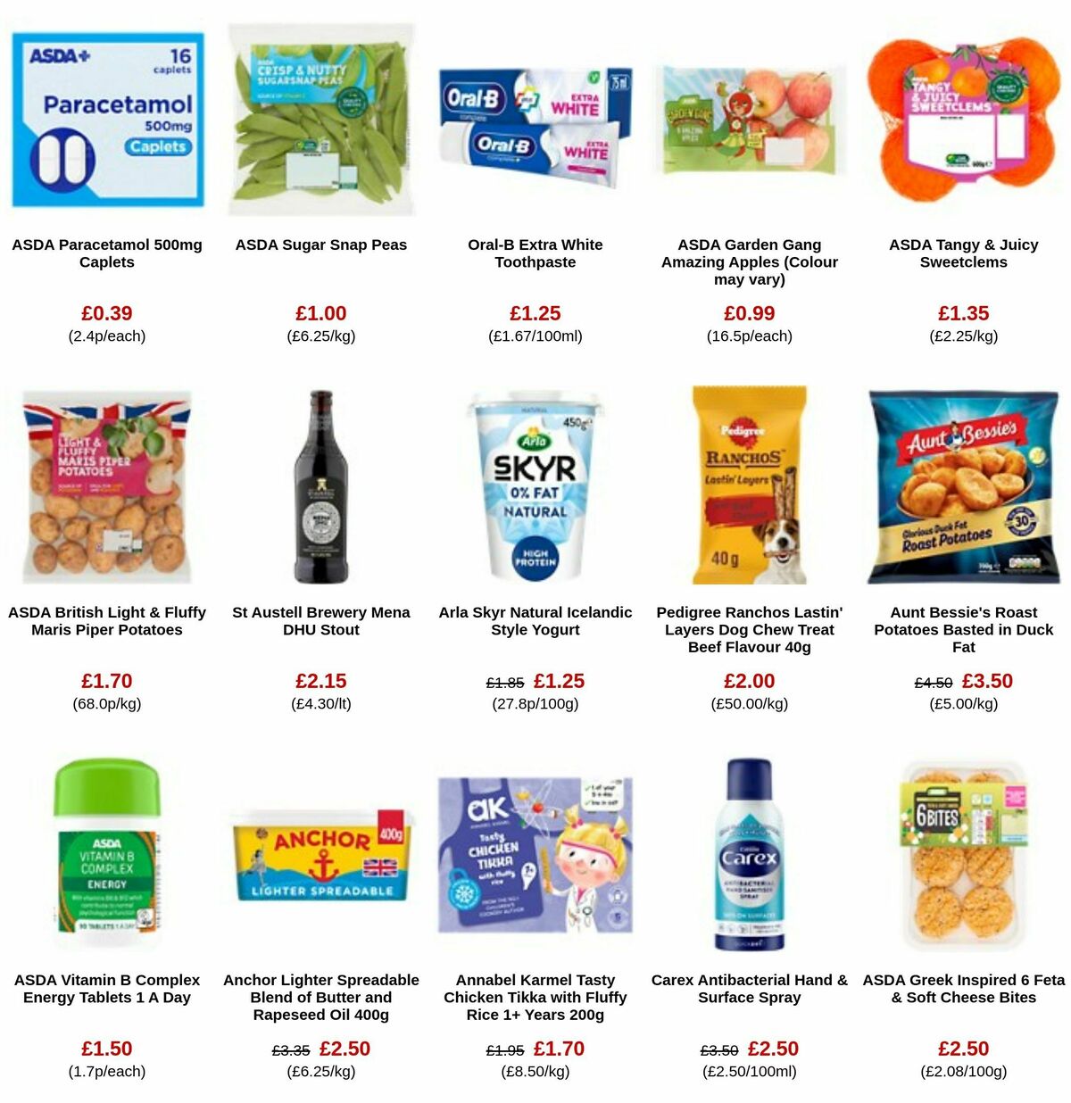 ASDA Offers from 20 October
