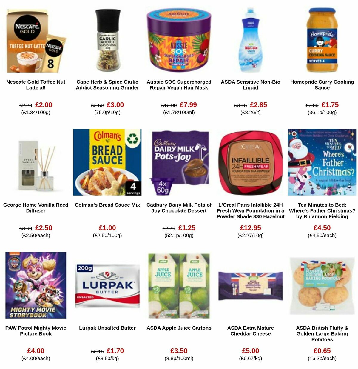 ASDA Offers from 20 October