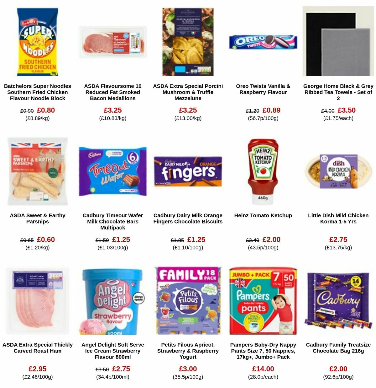 ASDA Offers from 20 October