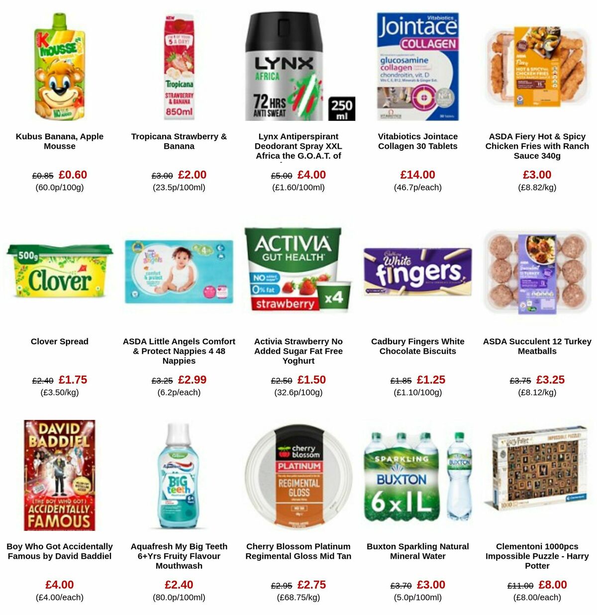 ASDA Offers from 20 October