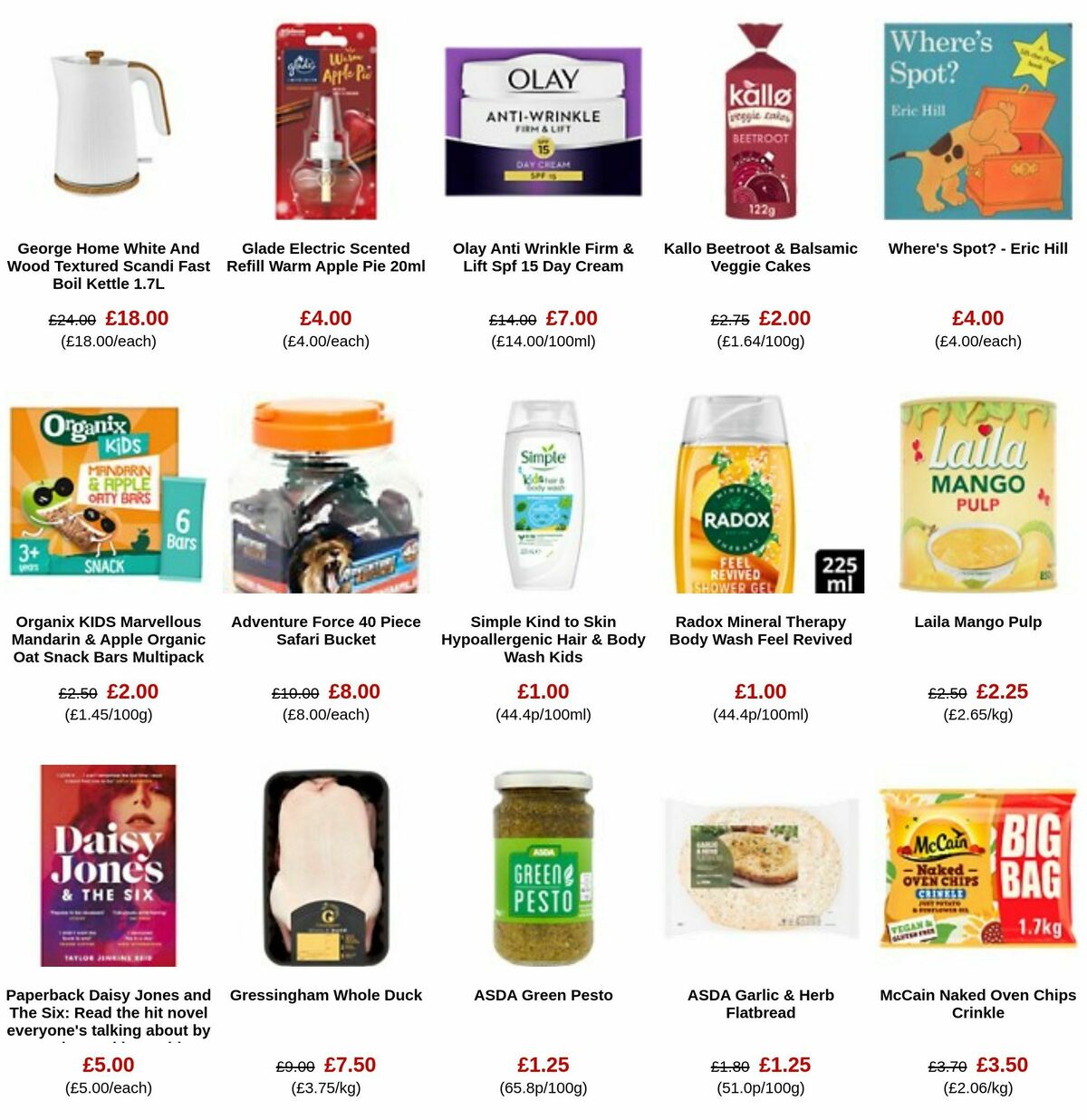 ASDA Offers from 20 October