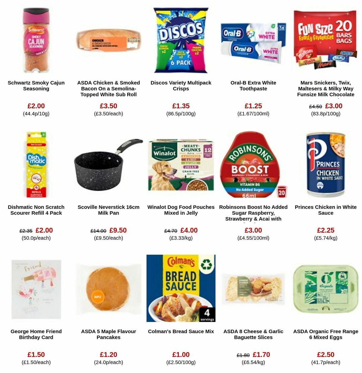 ASDA Offers from 27 October