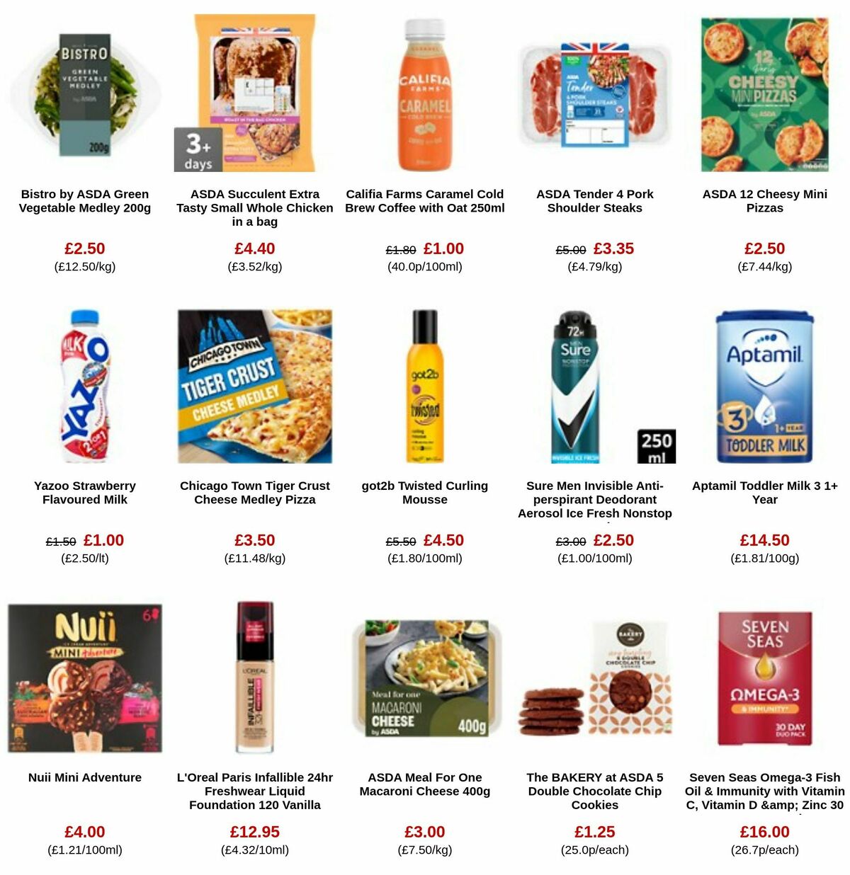 ASDA Offers from 27 October
