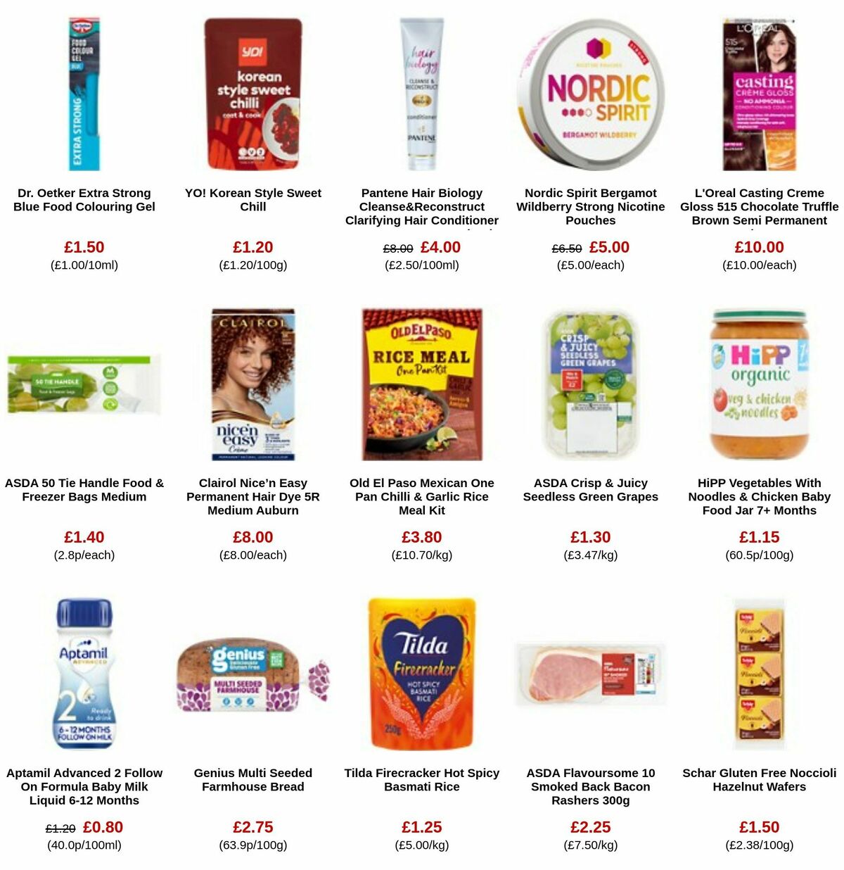 ASDA Offers from 27 October