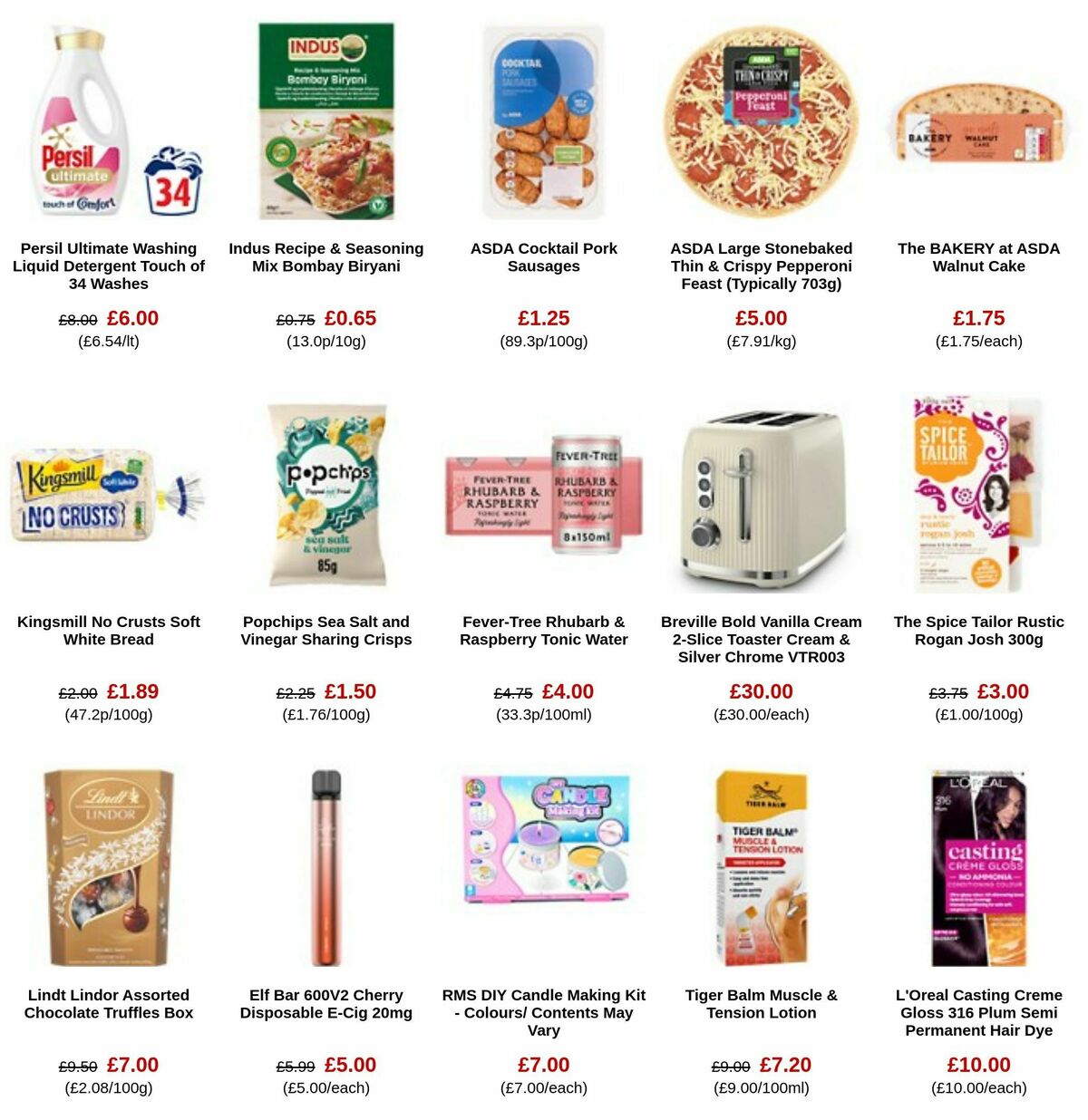 ASDA Offers from 3 November