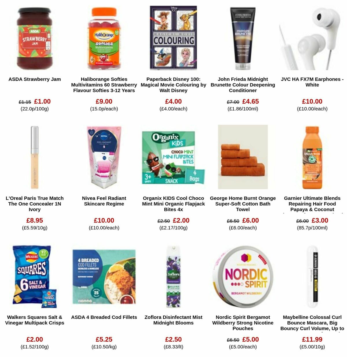 ASDA Offers from 3 November