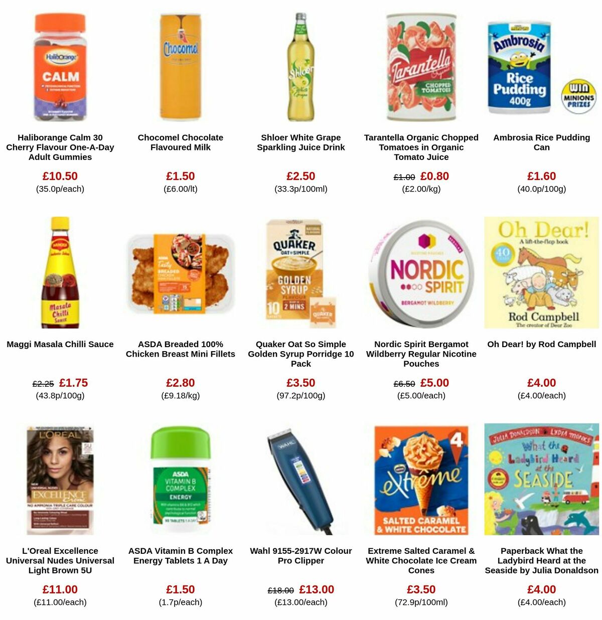 ASDA Offers from 3 November