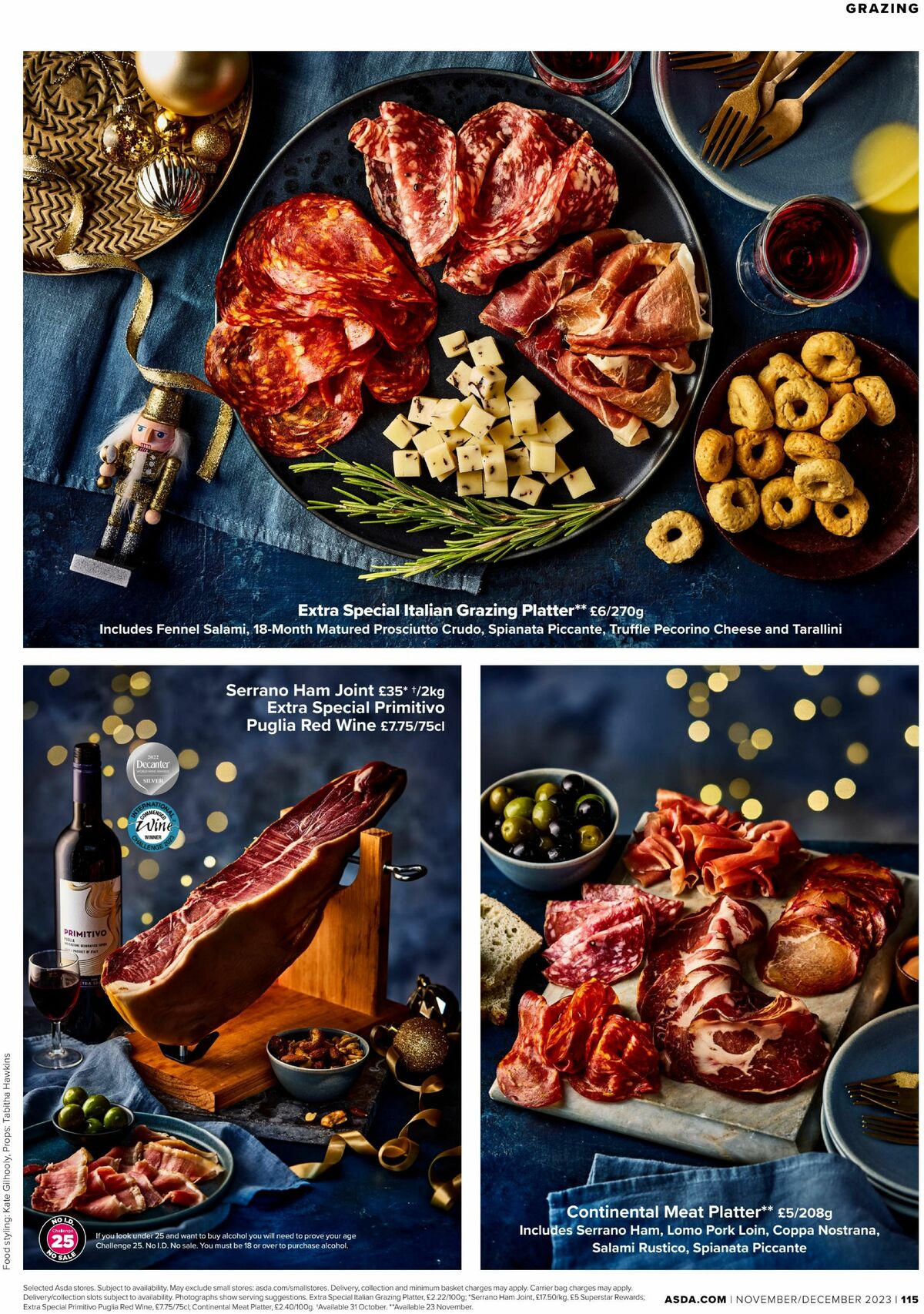 ASDA Magazine November/December Offers from 1 November