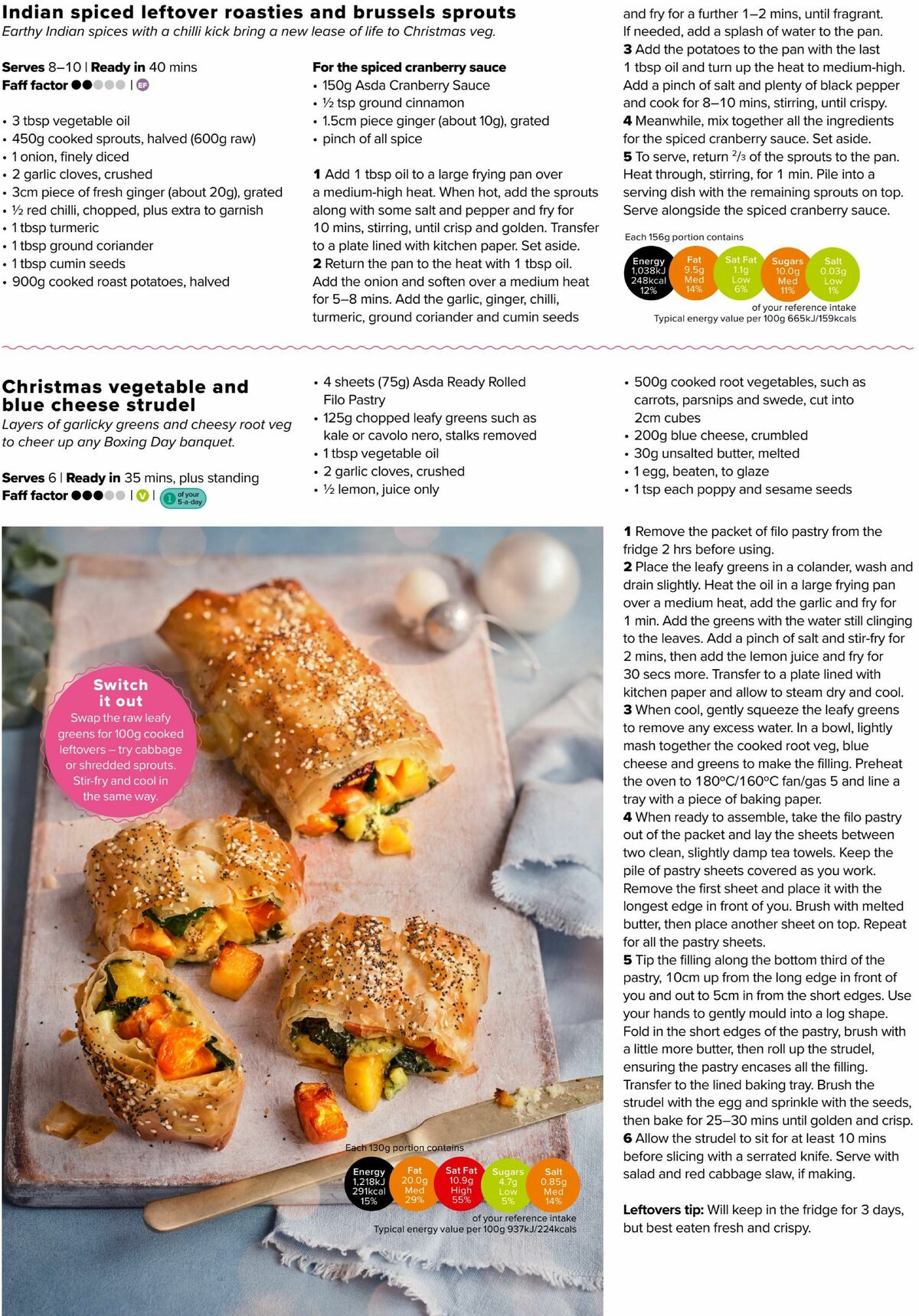 ASDA Magazine November/December Offers from 1 November