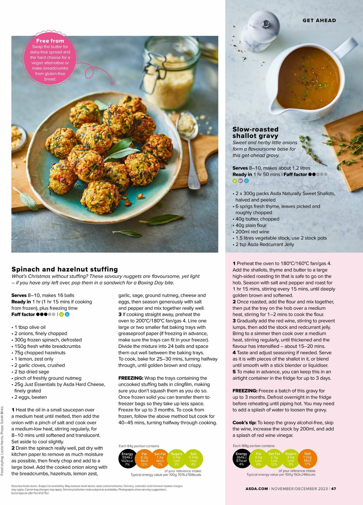 ASDA Magazine November/December Offers from 1 November