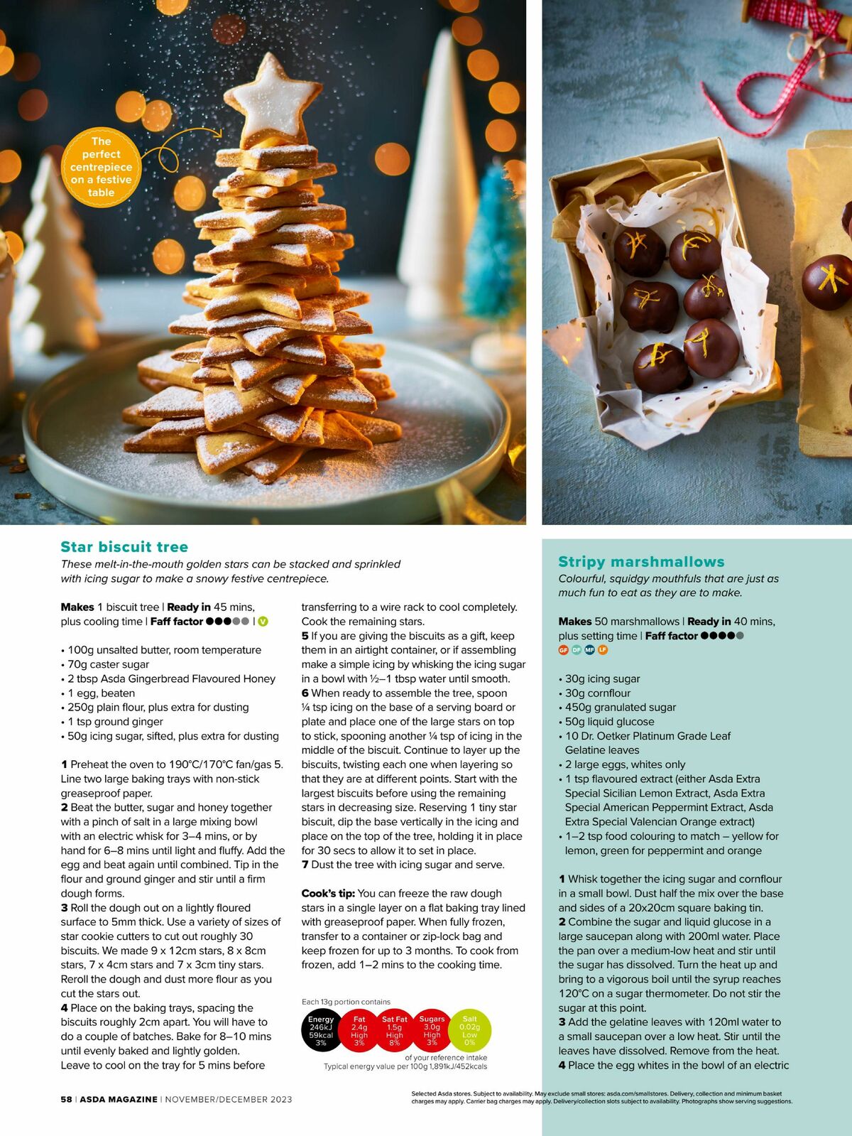 ASDA Magazine November/December Offers from 1 November