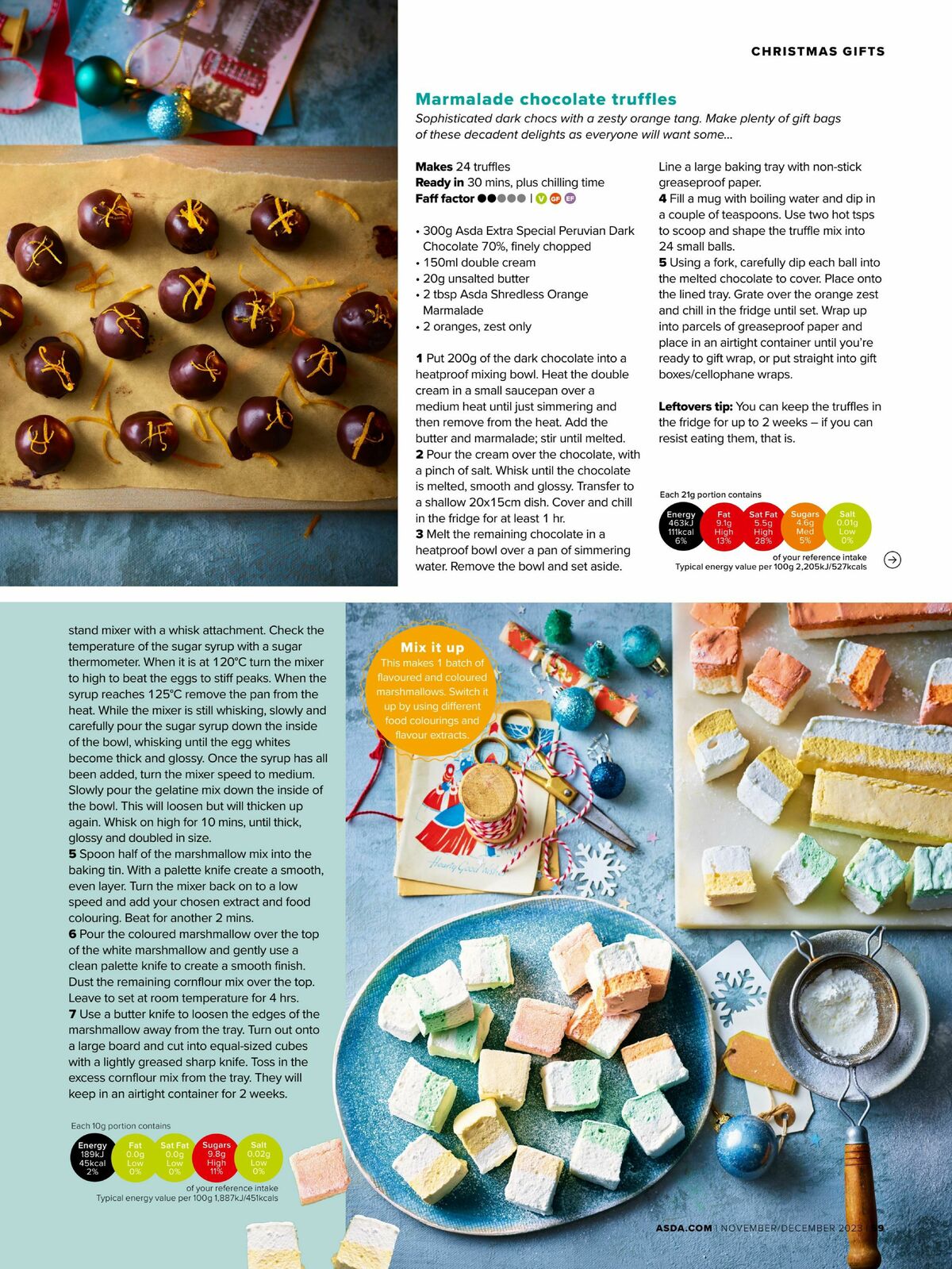 ASDA Magazine November/December Offers from 1 November