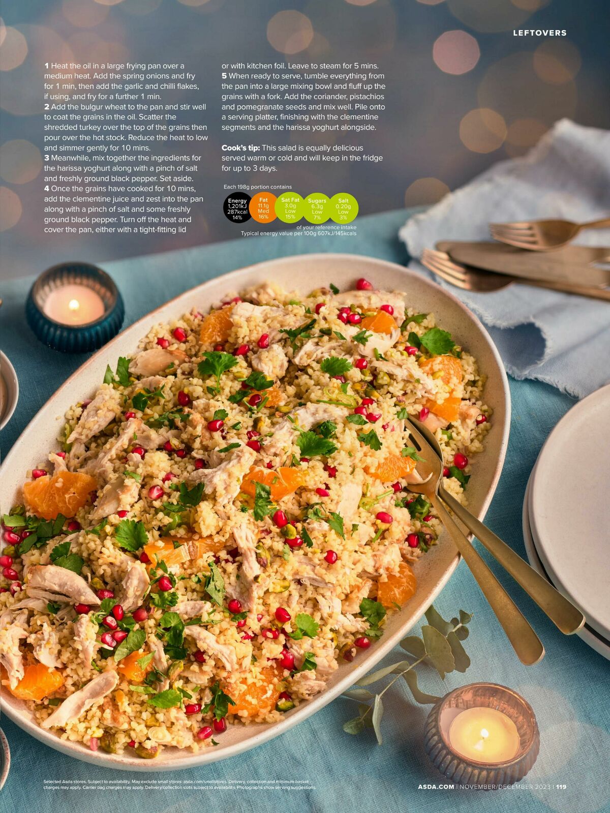 ASDA Magazine November/December Offers from 1 November