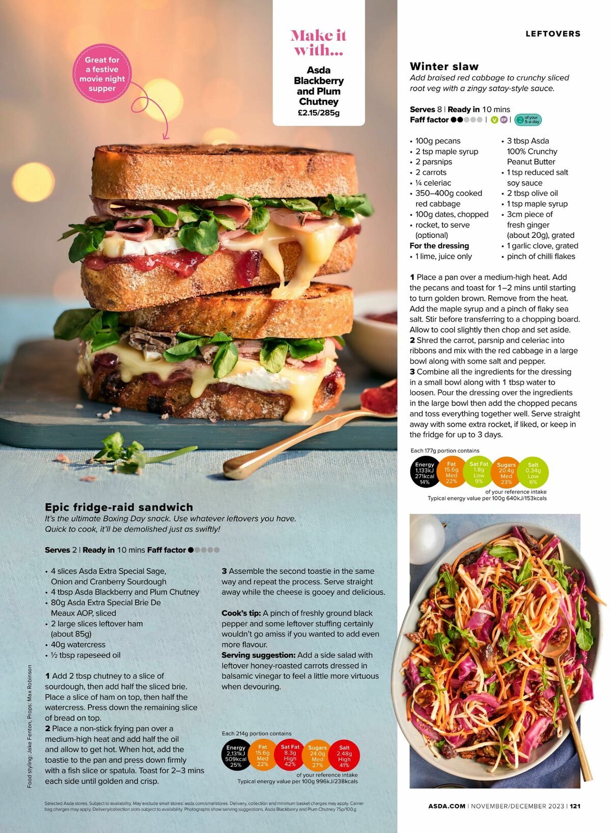 ASDA Magazine November/December Offers from 1 November