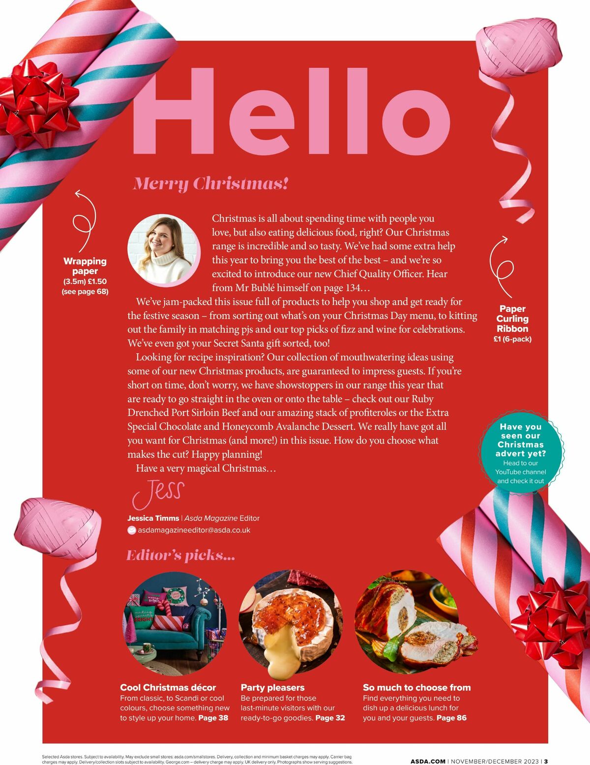 ASDA Magazine November/December Offers from 1 November