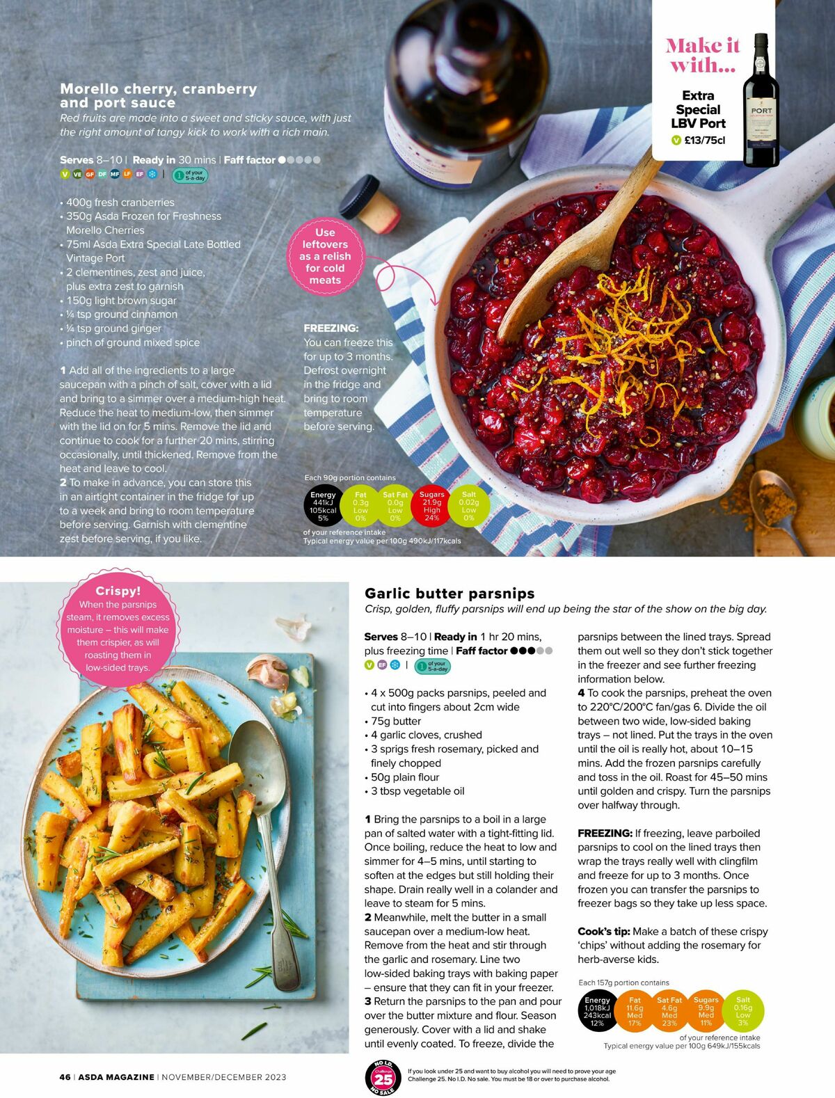 ASDA Magazine November/December Offers from 1 November