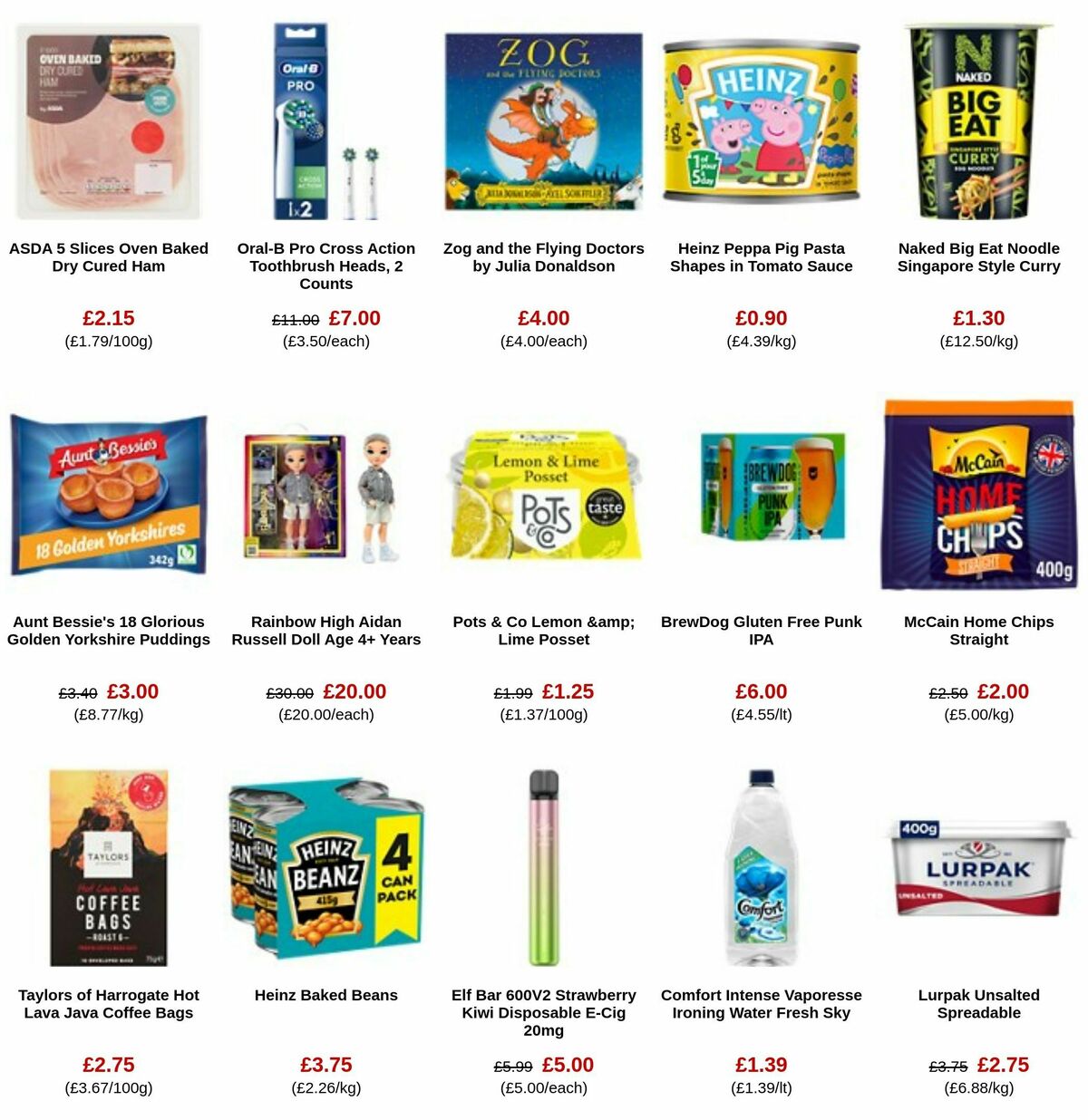 ASDA Offers from 10 November