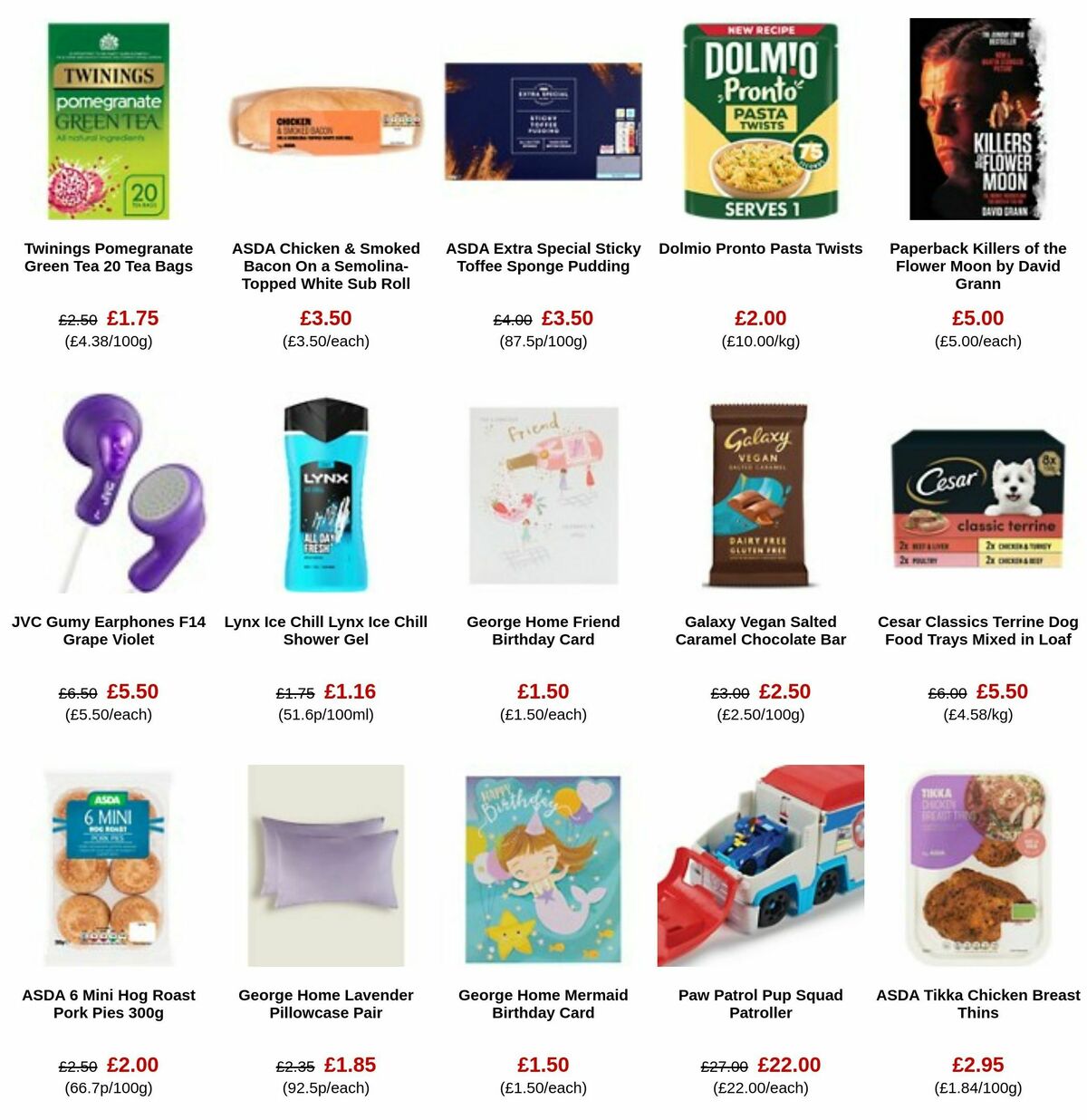 ASDA Offers from 10 November