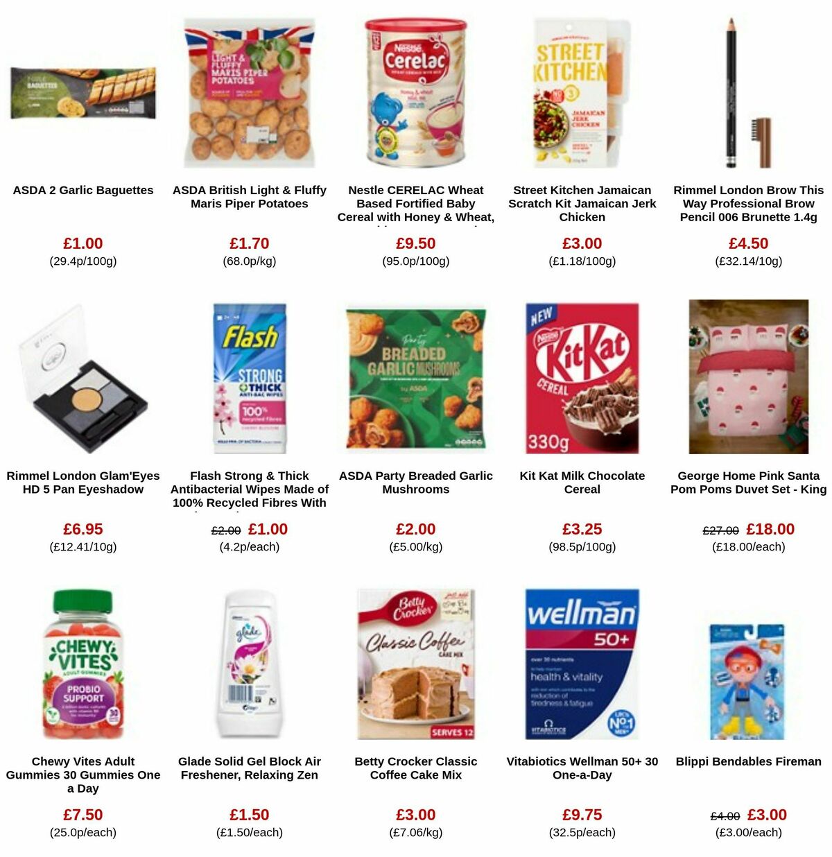 ASDA Offers from 17 November