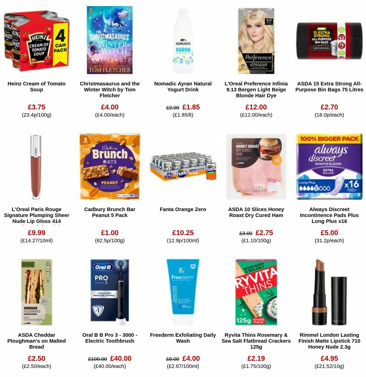 ASDA Offers from 17 November