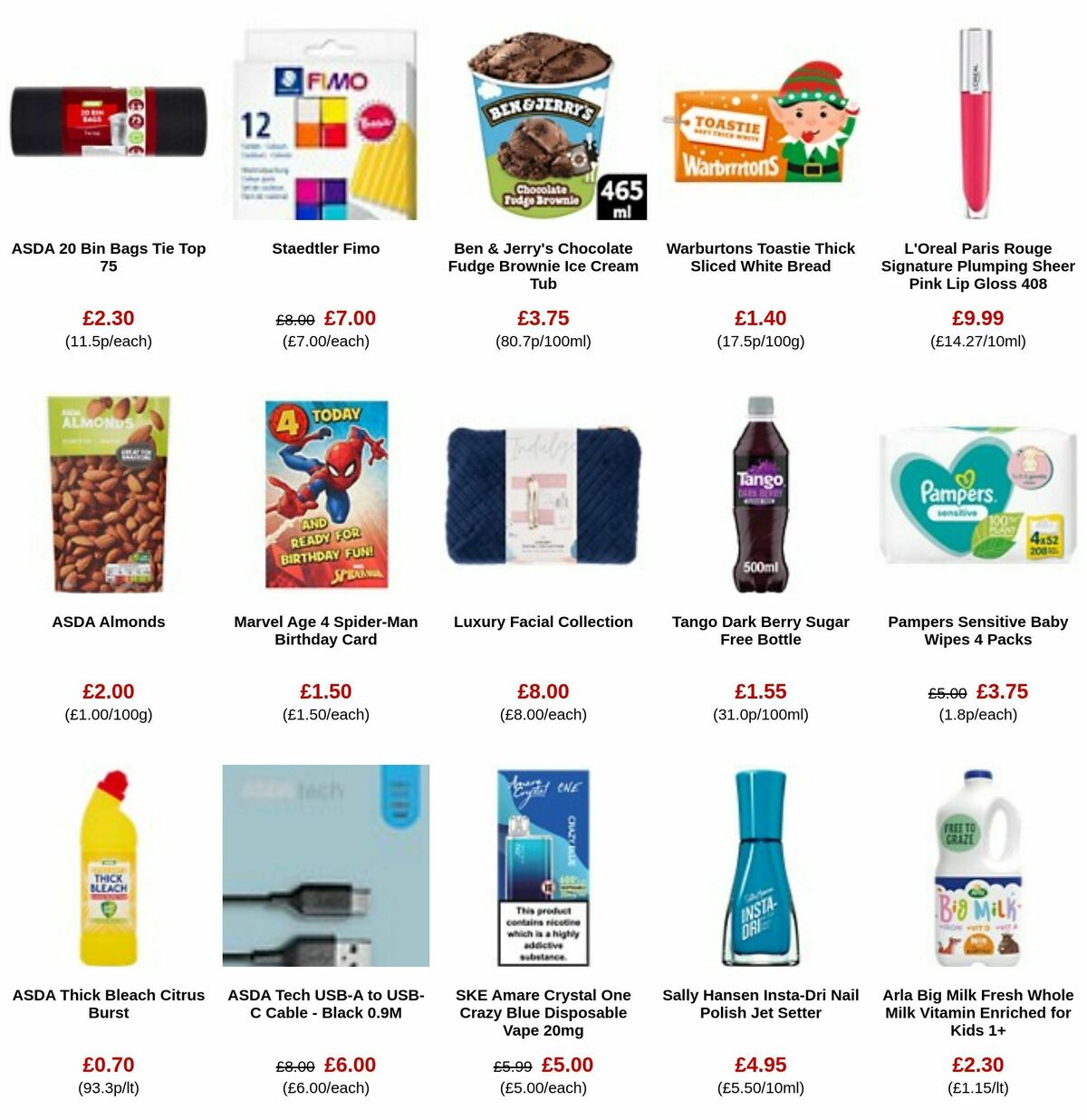 ASDA Offers from 17 November