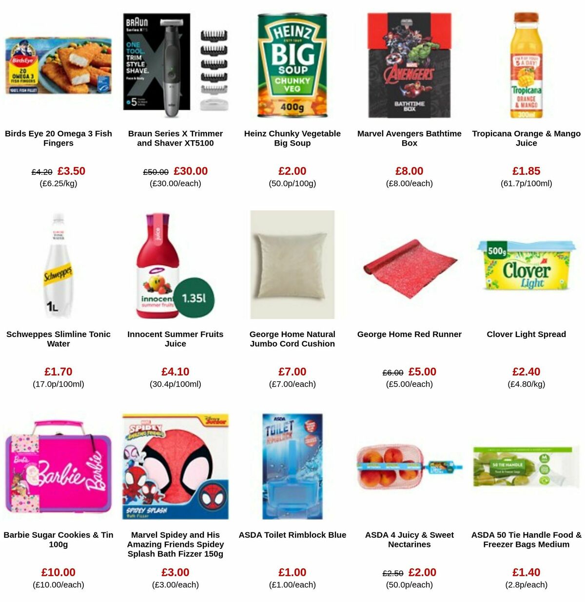 ASDA Offers from 8 December