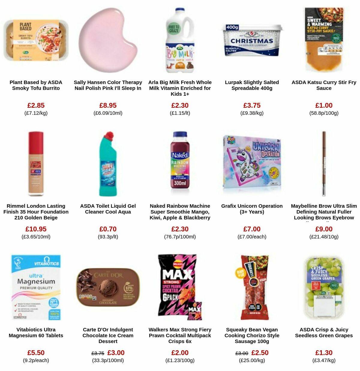 ASDA Offers from 8 December