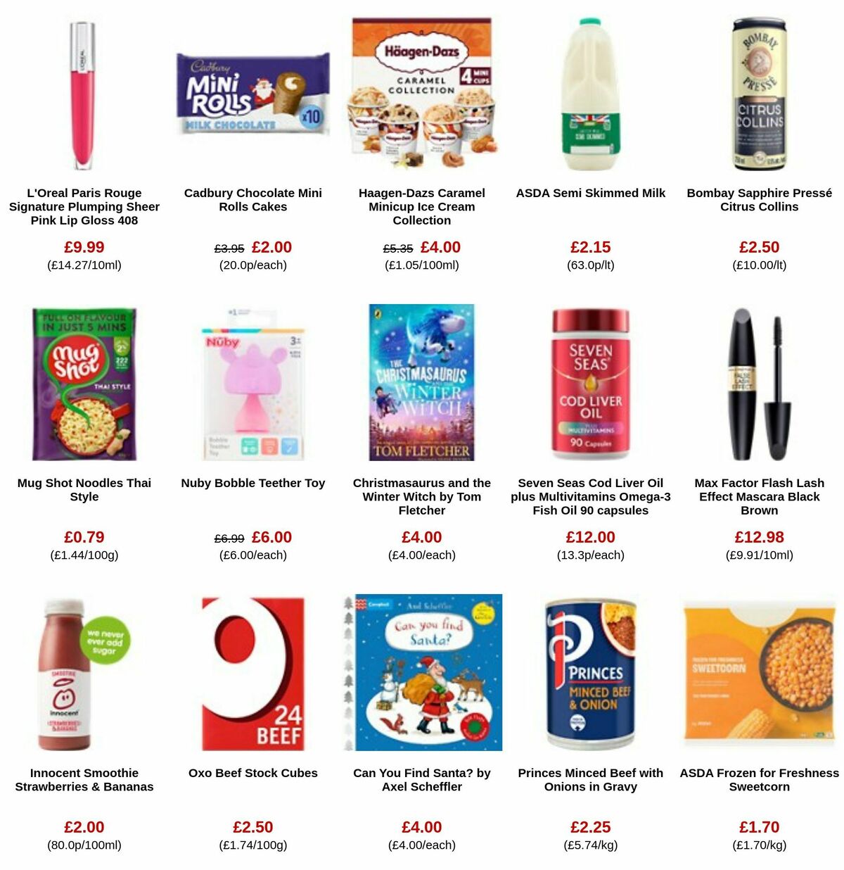 ASDA Offers from 8 December