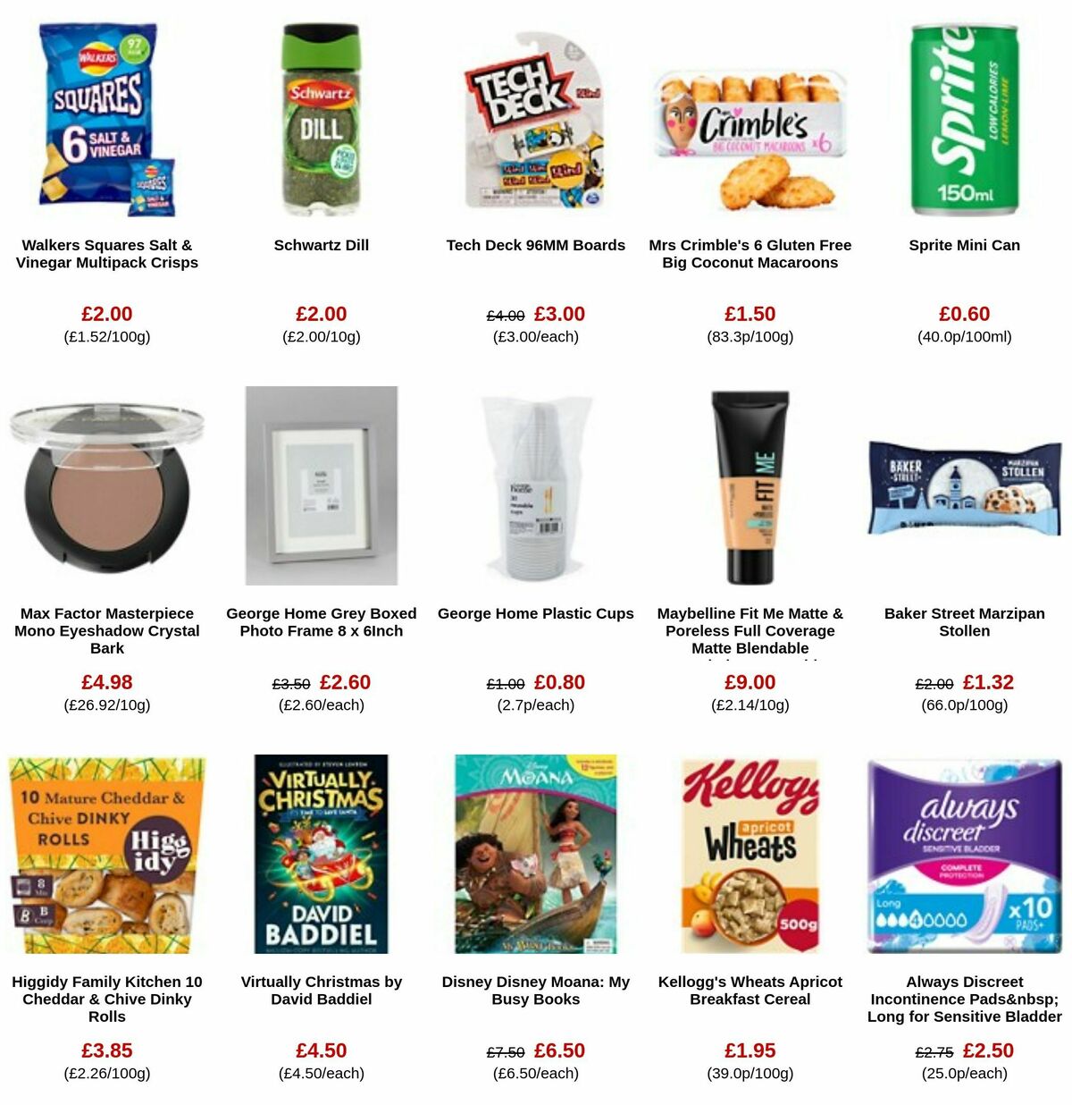 ASDA Offers from 8 December