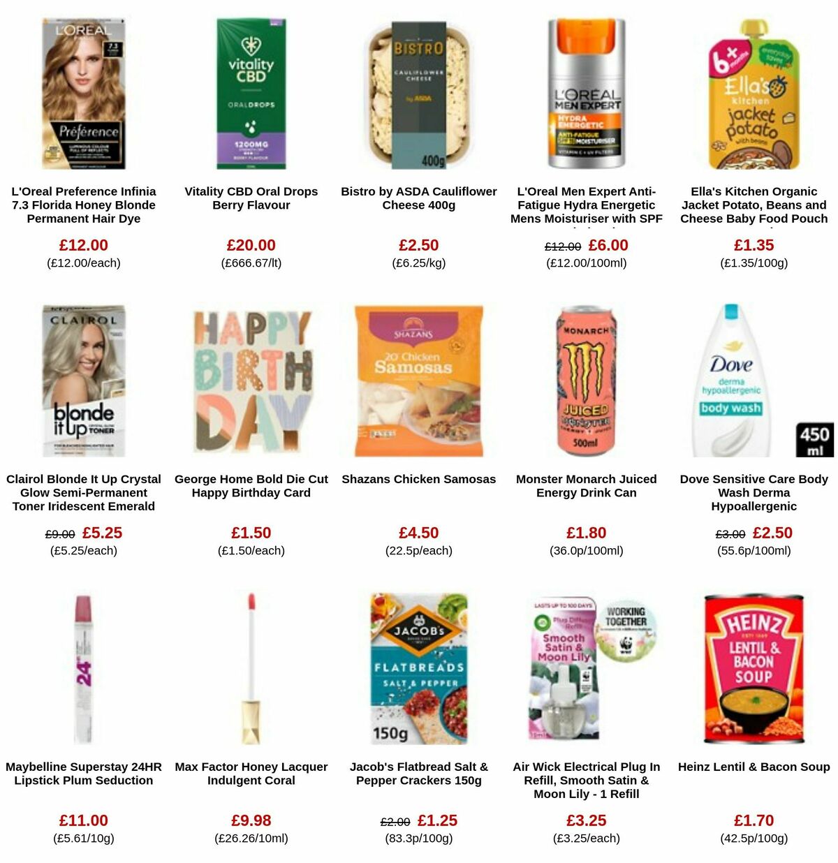 ASDA Offers from 9 February