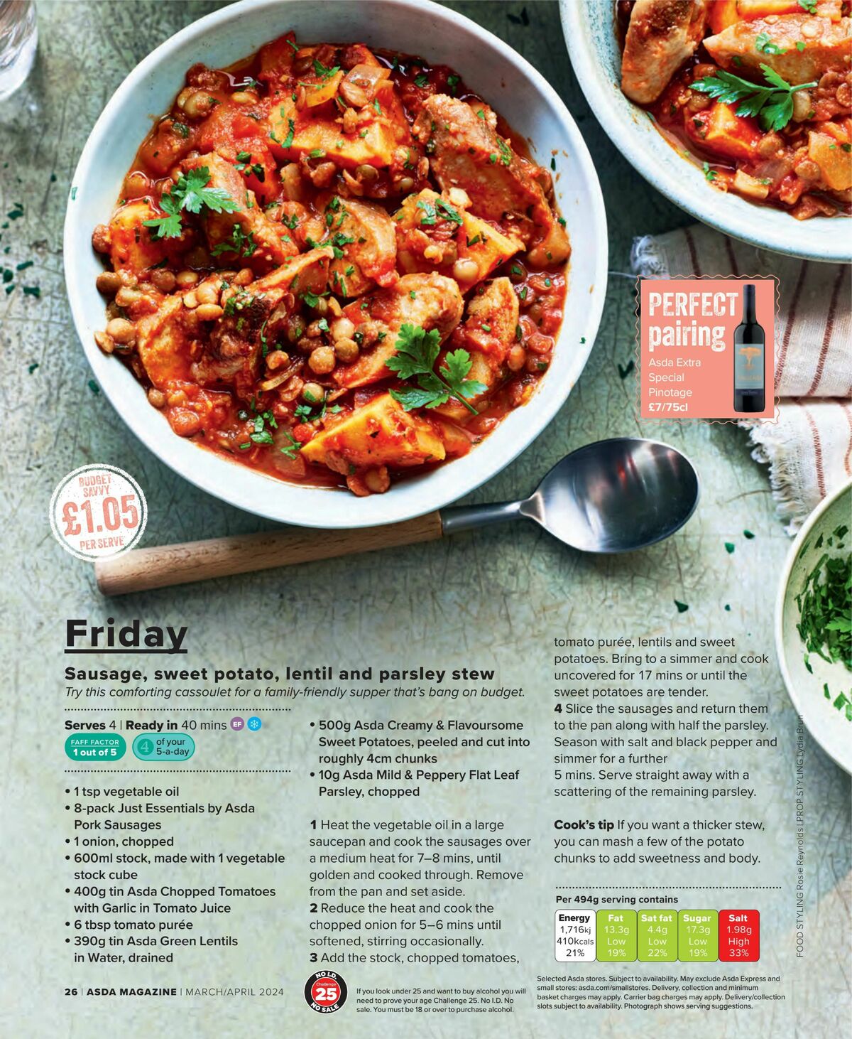 ASDA Magazine March/April Offers from 24 March