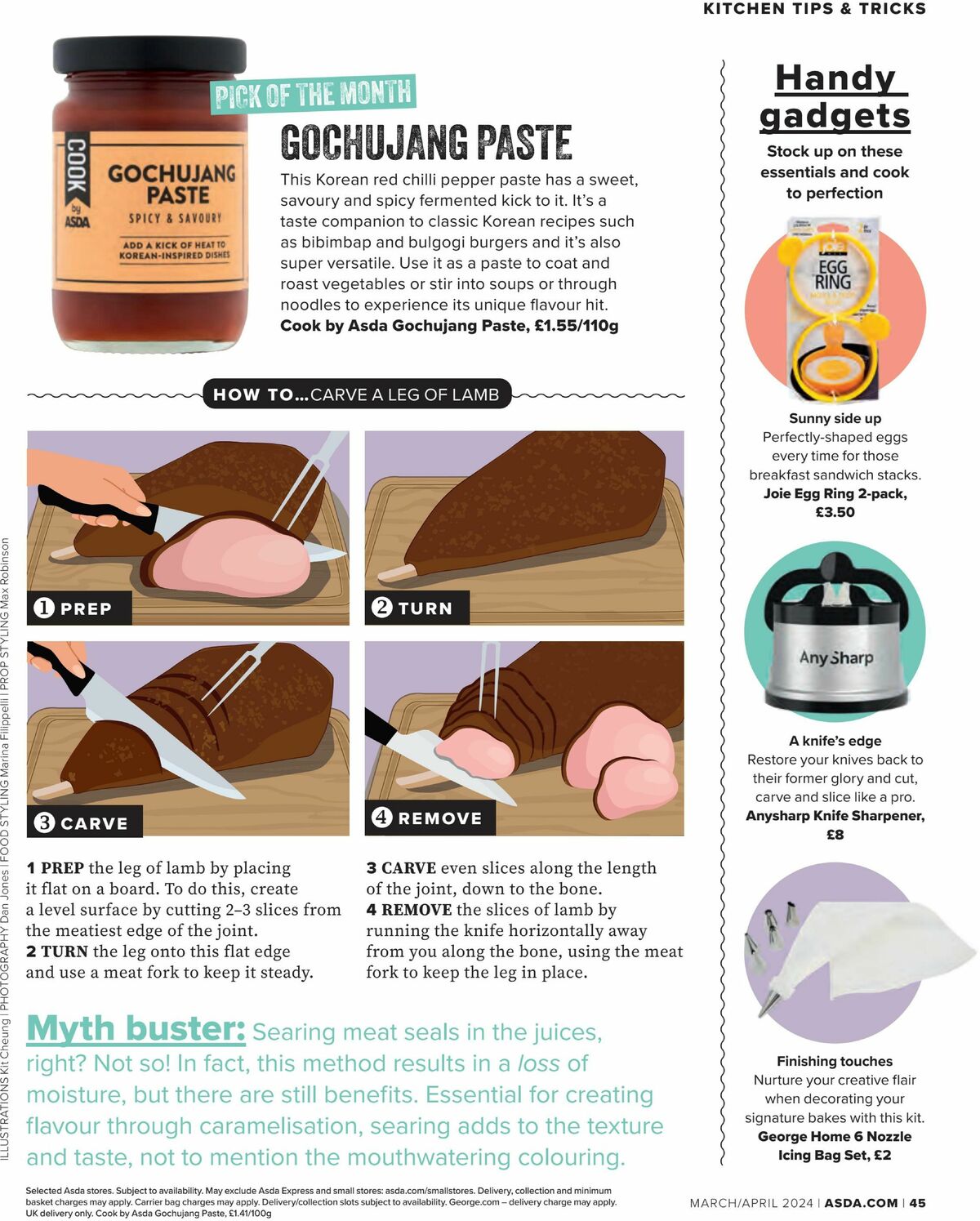 ASDA Magazine March/April Offers from 24 March