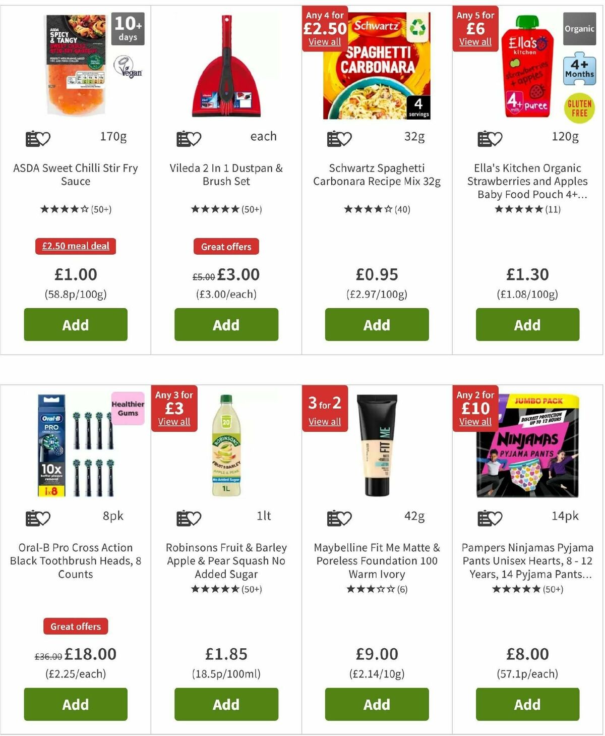 ASDA Offers from 6 December
