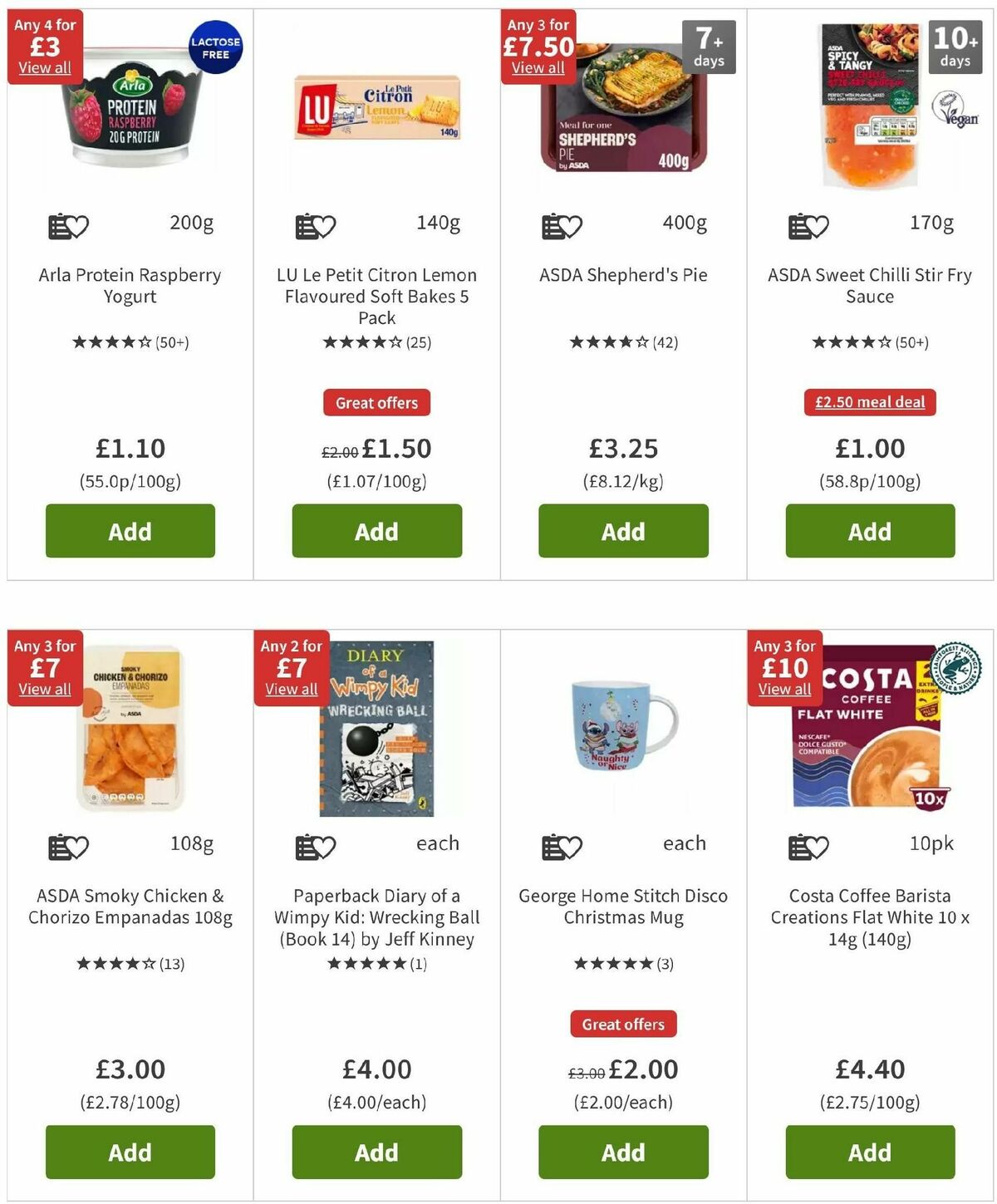 ASDA Offers from 6 December