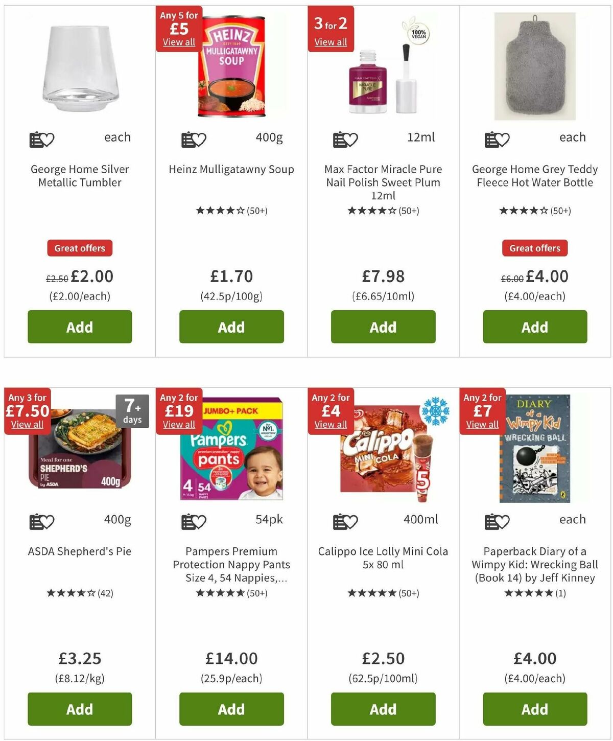 ASDA Offers from 6 December