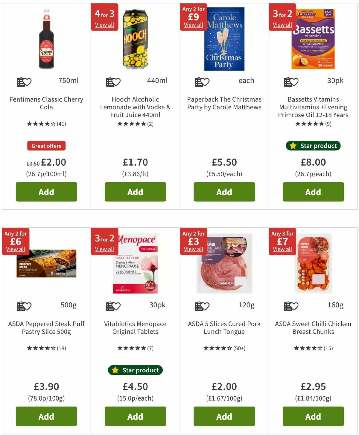 ASDA Offers from 13 December