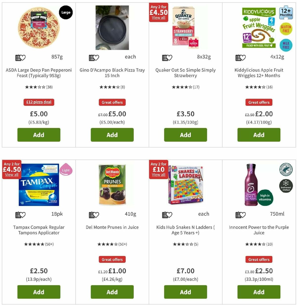 ASDA Offers from 13 December