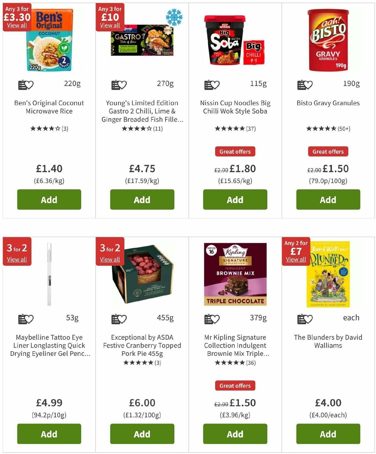 ASDA Offers from 20 December