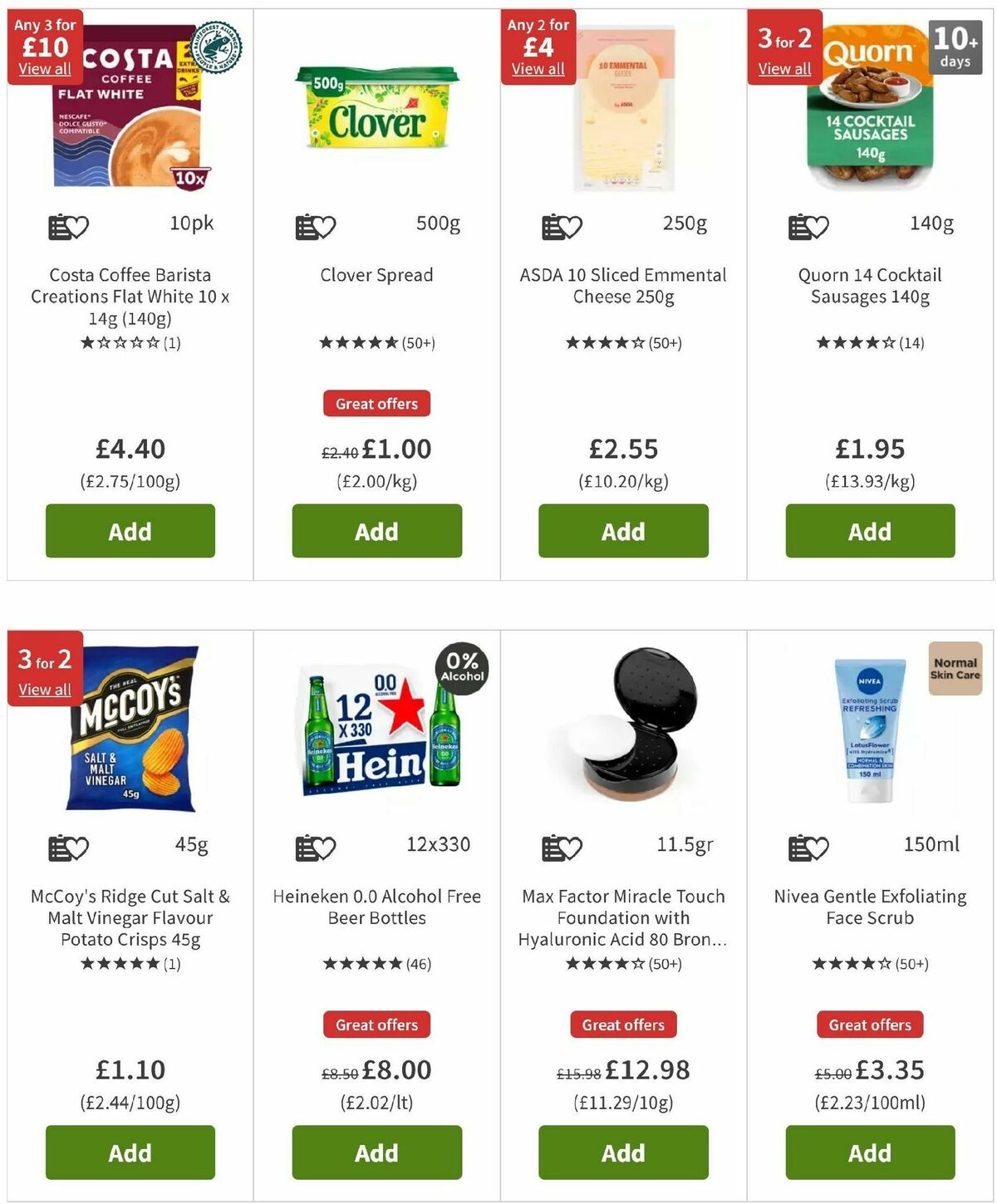 ASDA Offers from 3 January