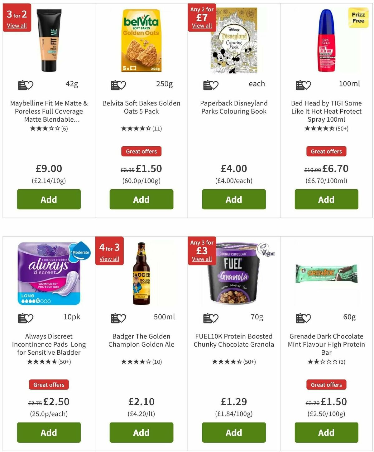 ASDA Offers from 3 January