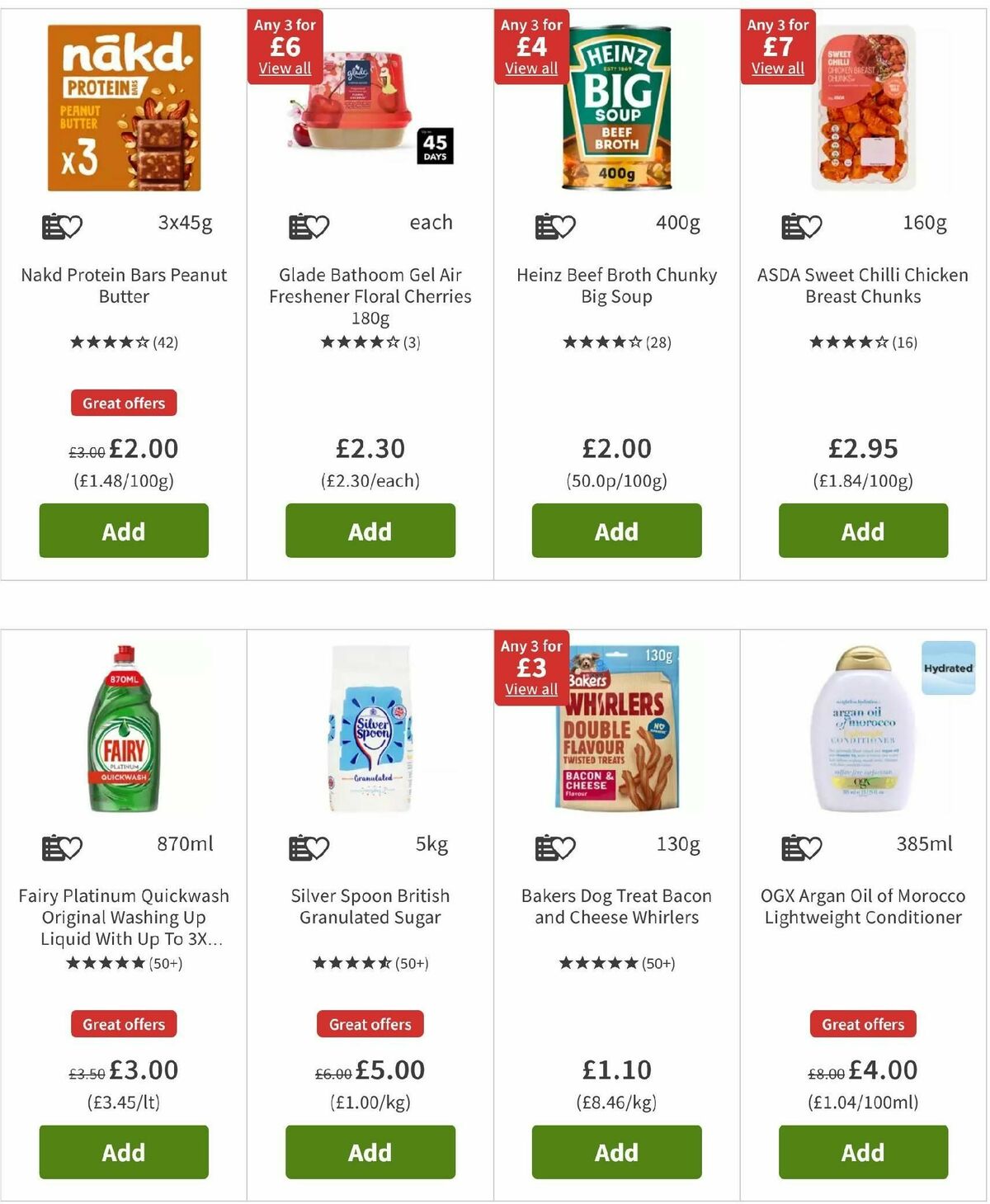 ASDA Offers from 3 January