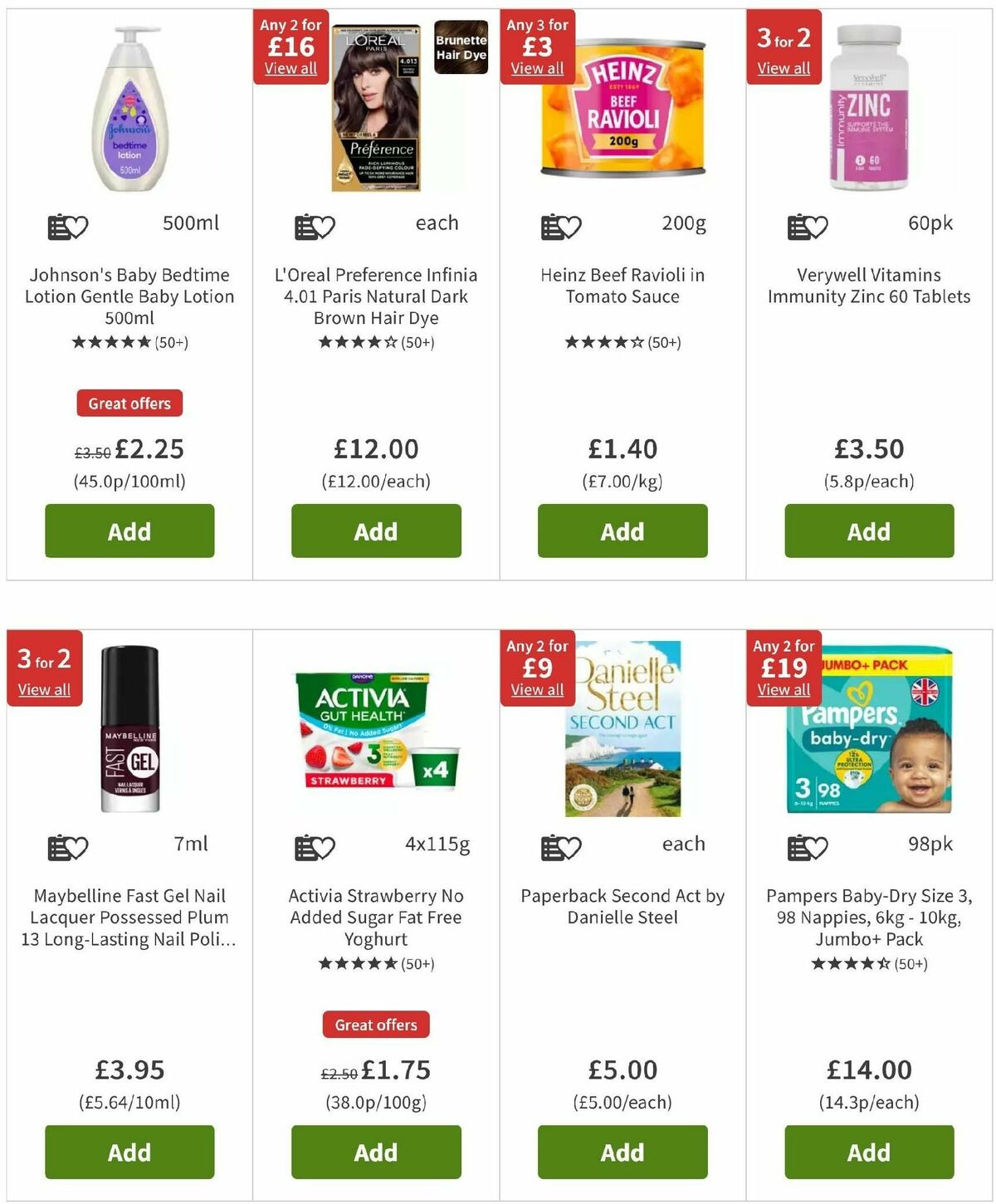 ASDA Offers from 3 January