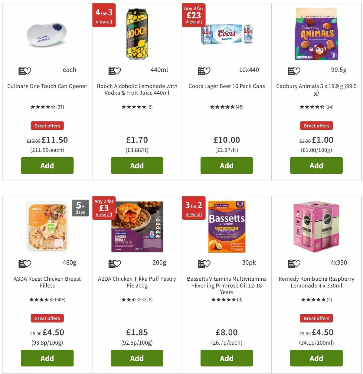 ASDA Offers from 10 January