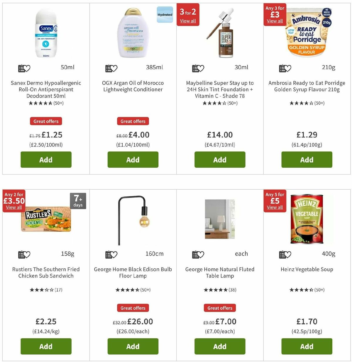 ASDA Offers from 10 January