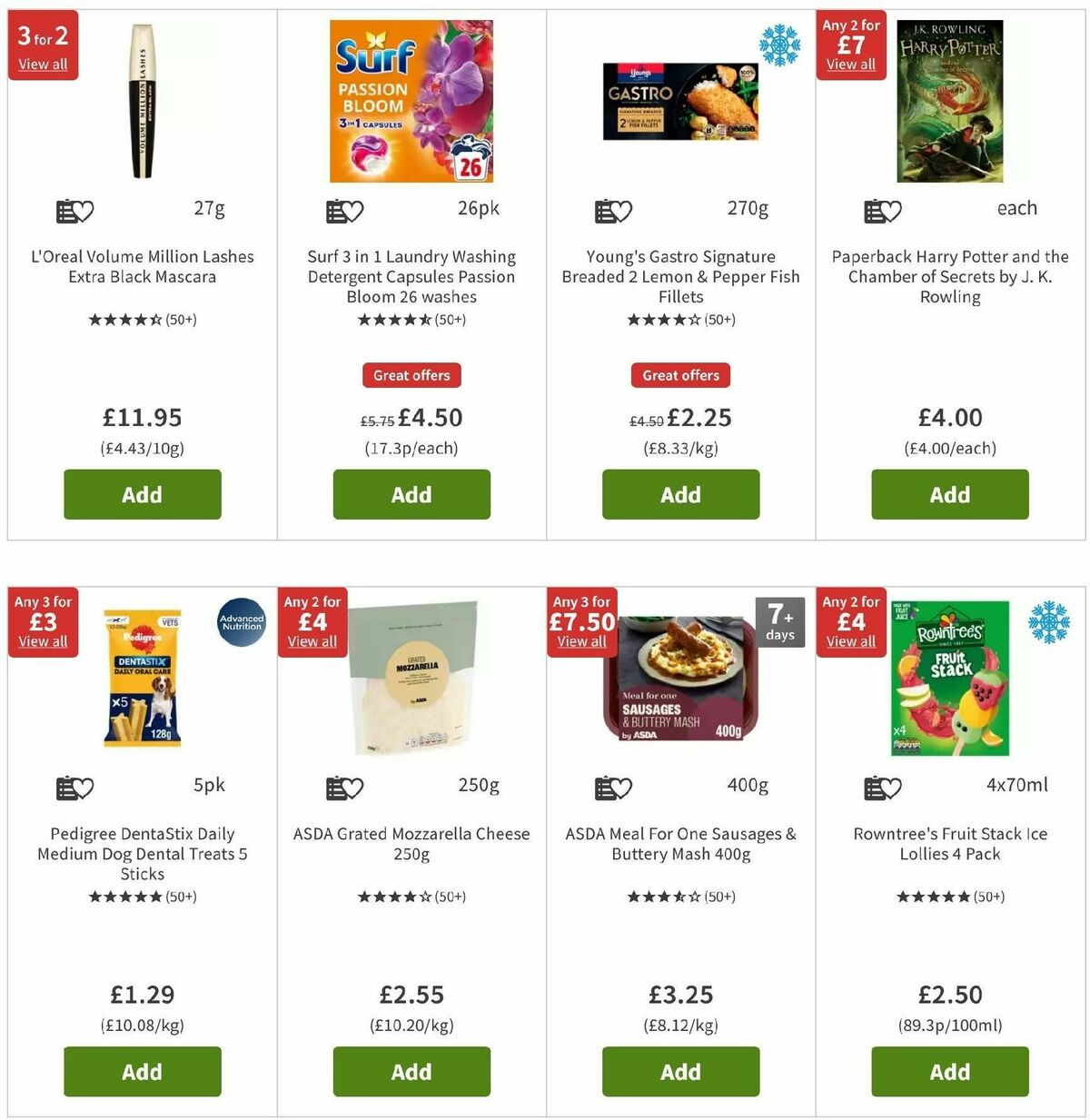 ASDA Offers from 10 January