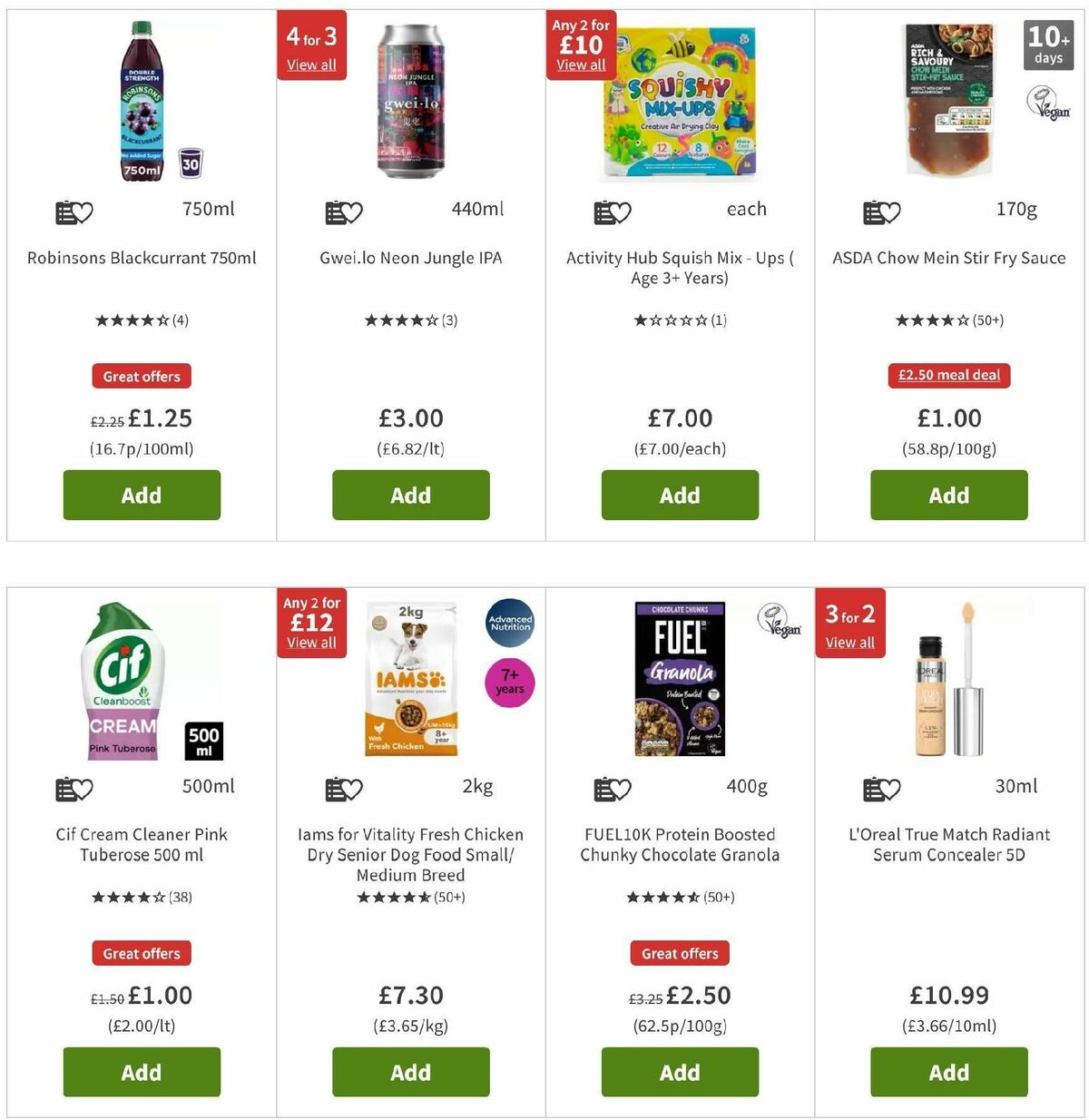 ASDA Offers from 10 January