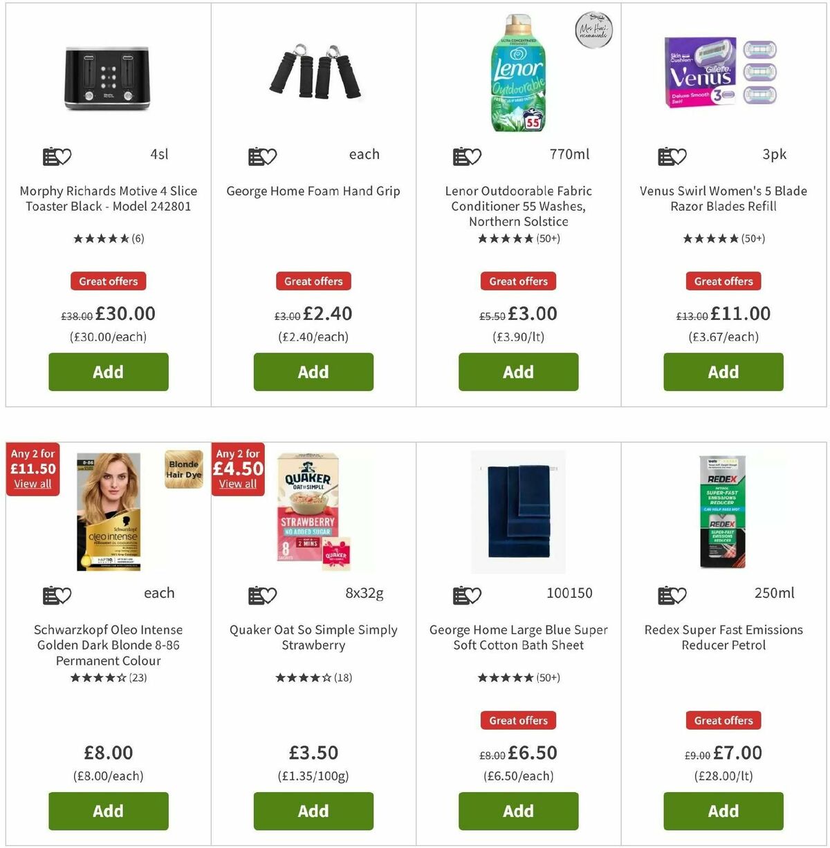 ASDA Offers from 10 January
