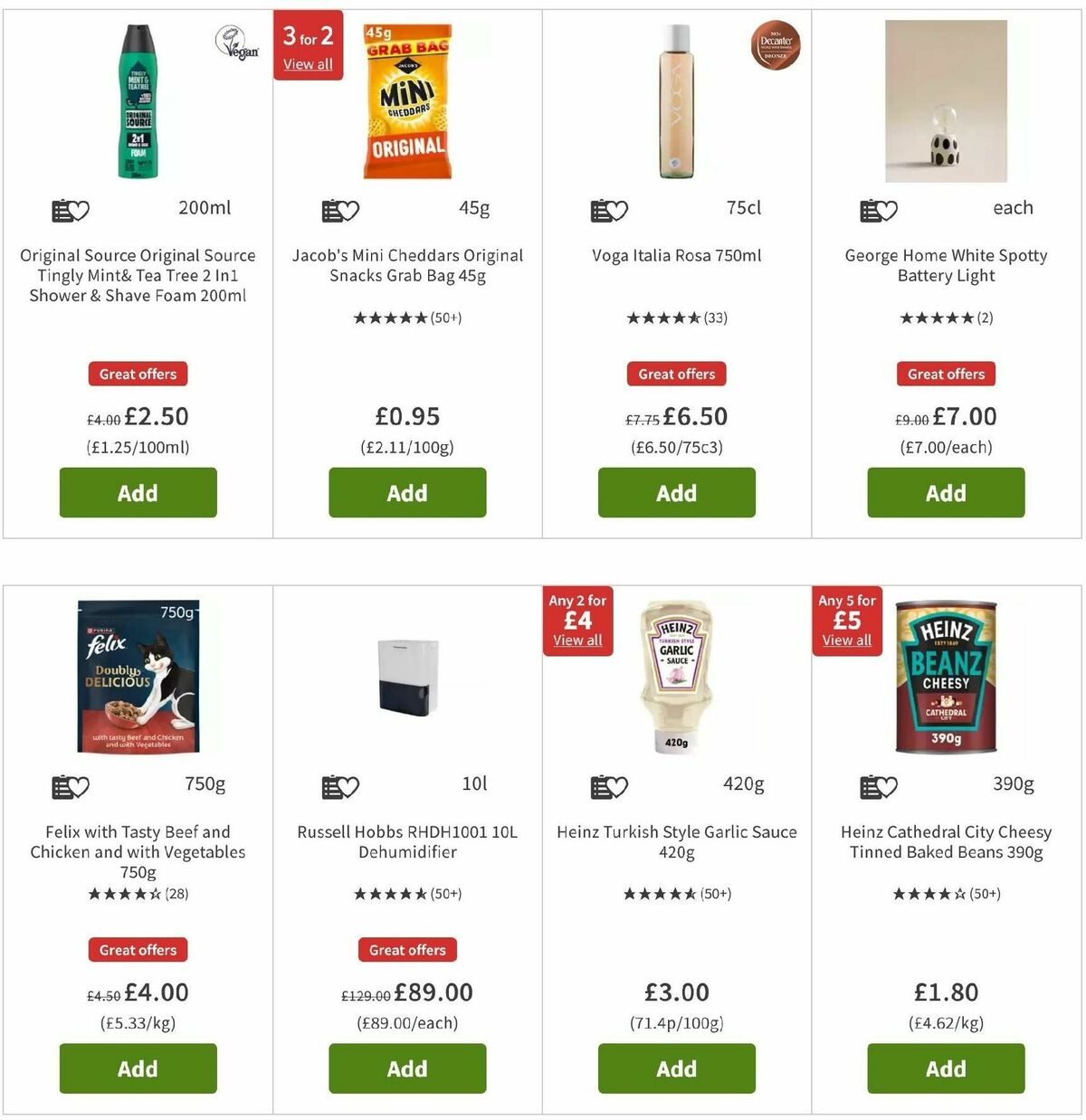 ASDA Offers from 17 January