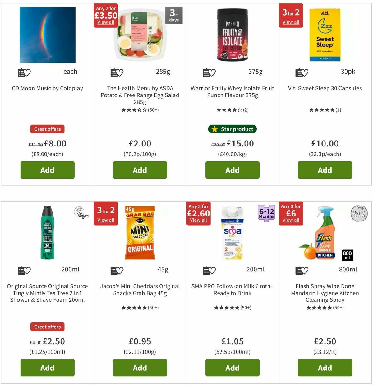 ASDA Offers from 17 January